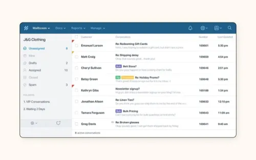 Help Scout shared inbox