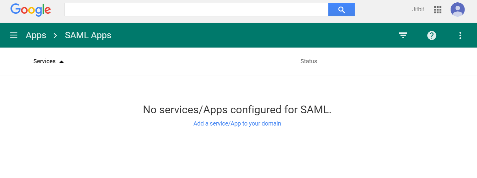 Add a new SAML app to Google Workspace
