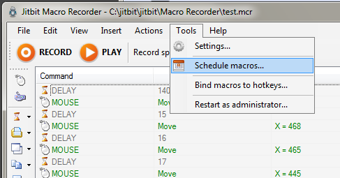 macro scheduler