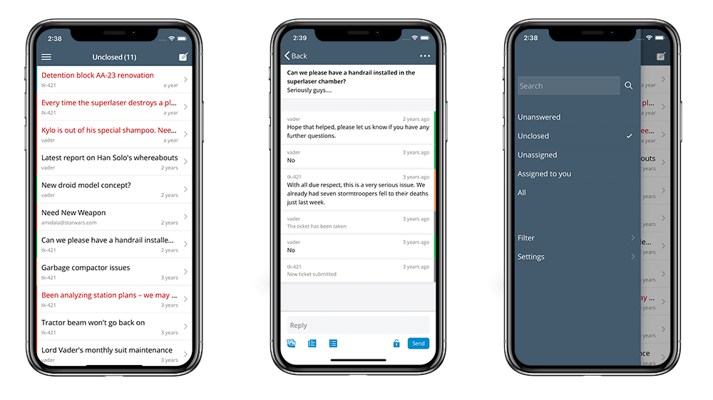 helpdesk Android