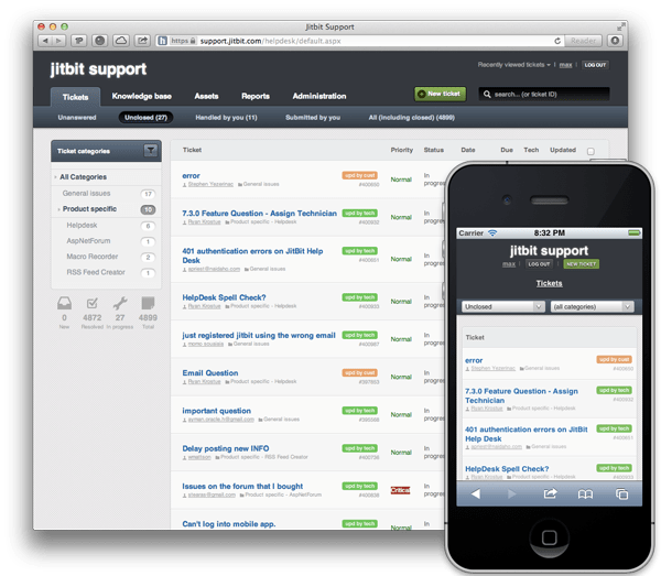 responsive helpdesk