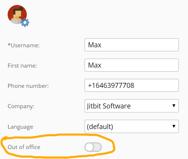 Jitbit Out of Office