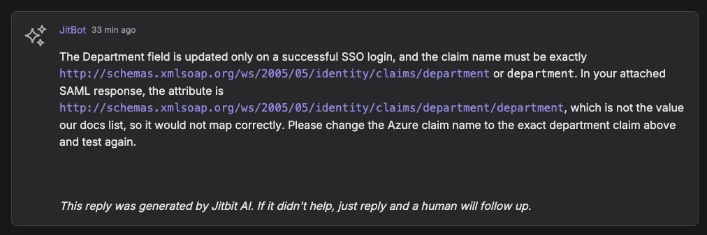 engineer AI tool response