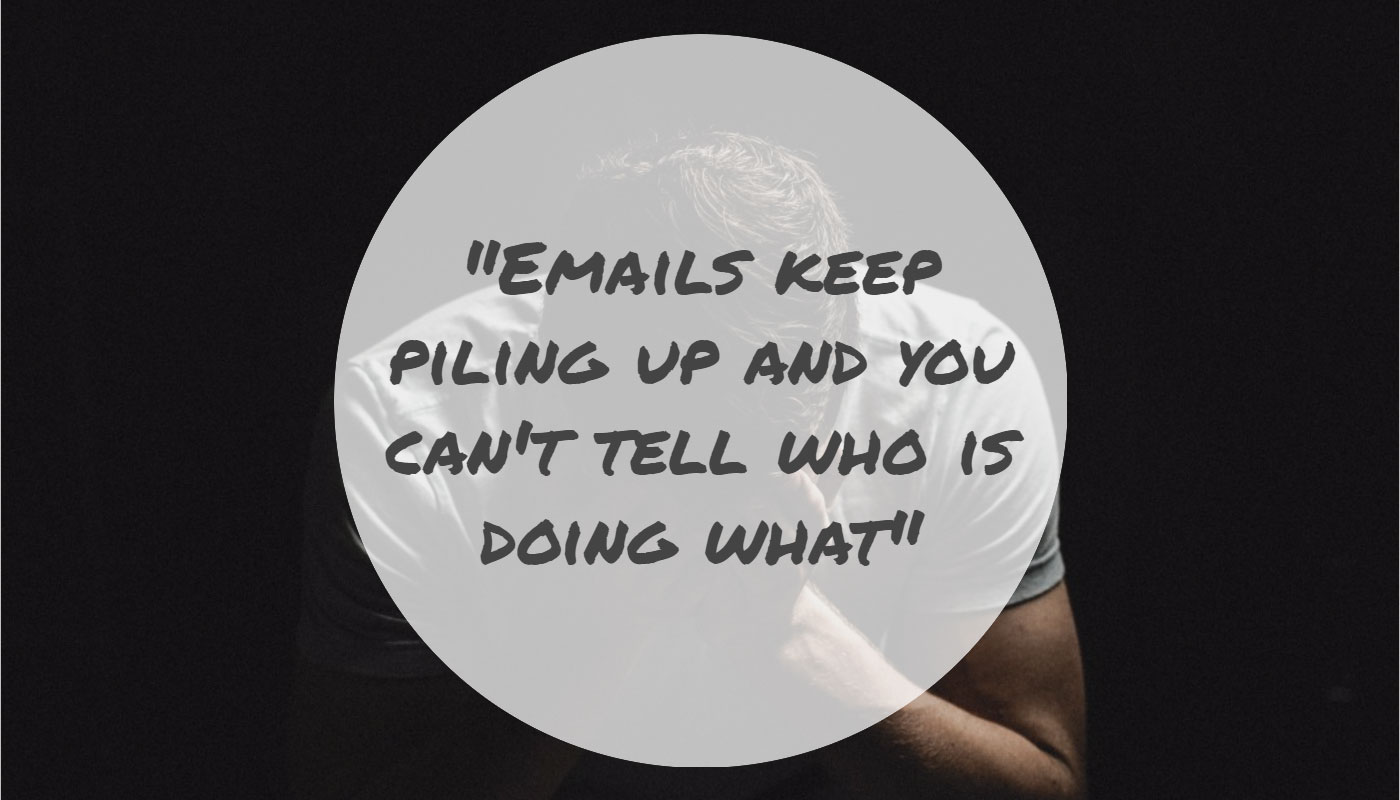 Emails keep piling up