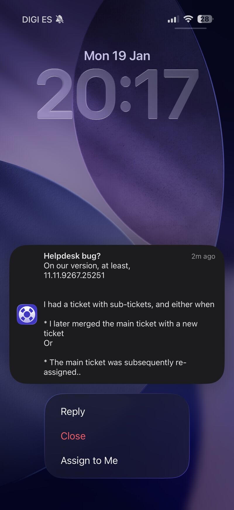 Rich Notification Actions
